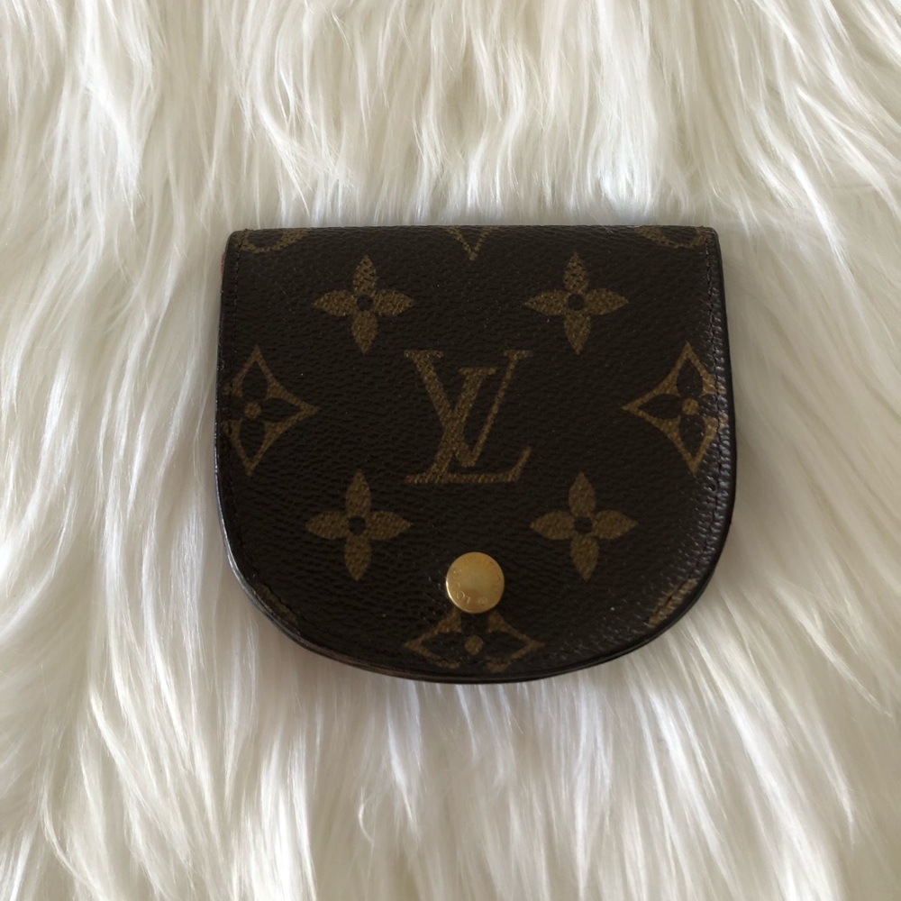 Authentic LV Porte Monnaie Gousset Coin Purse Wallet